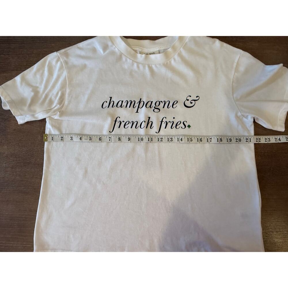 Kate Spade New York X Target Champagne & French Fries Tee T-Shirt - Picture 7 of 8